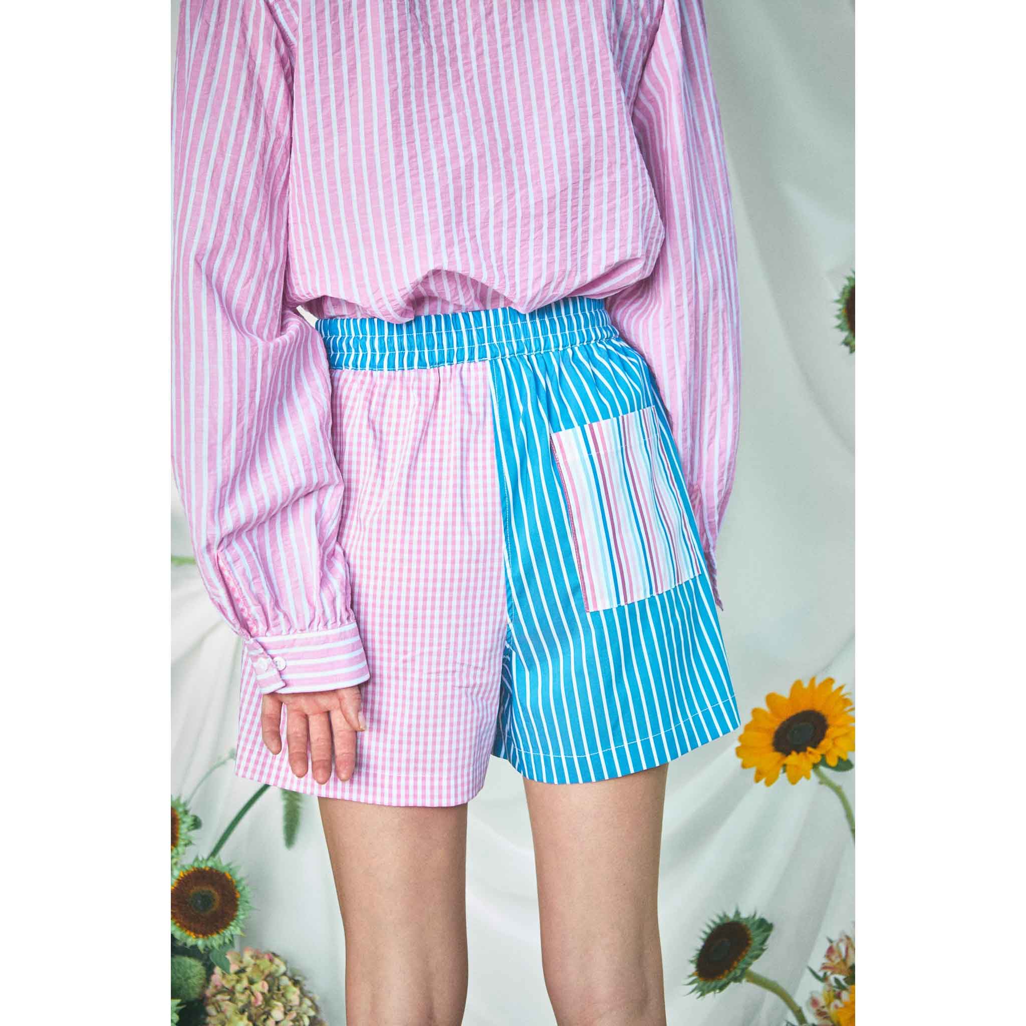 Newport Shorts in Blue/Pink