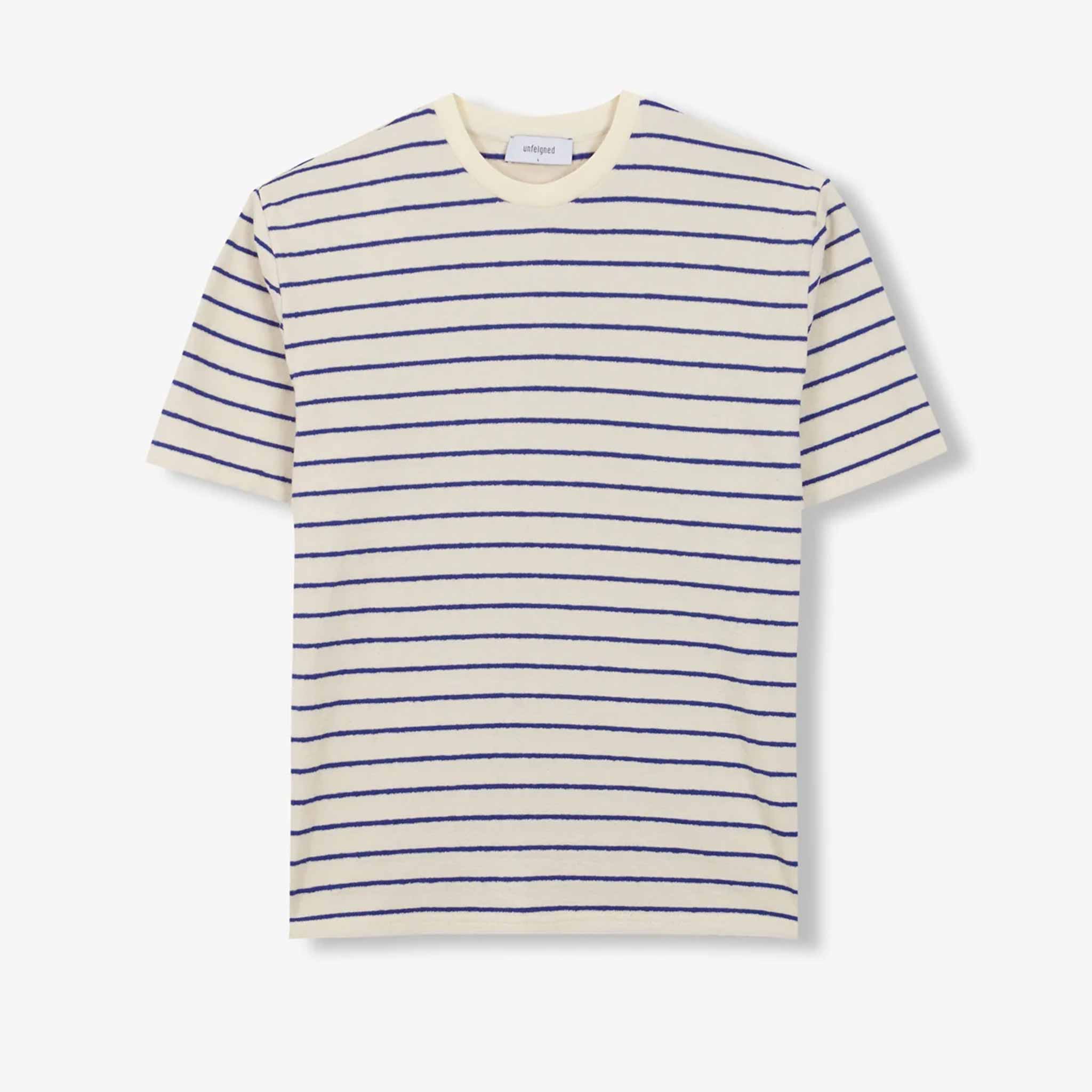 T Shirt in Raw Royal Stripes