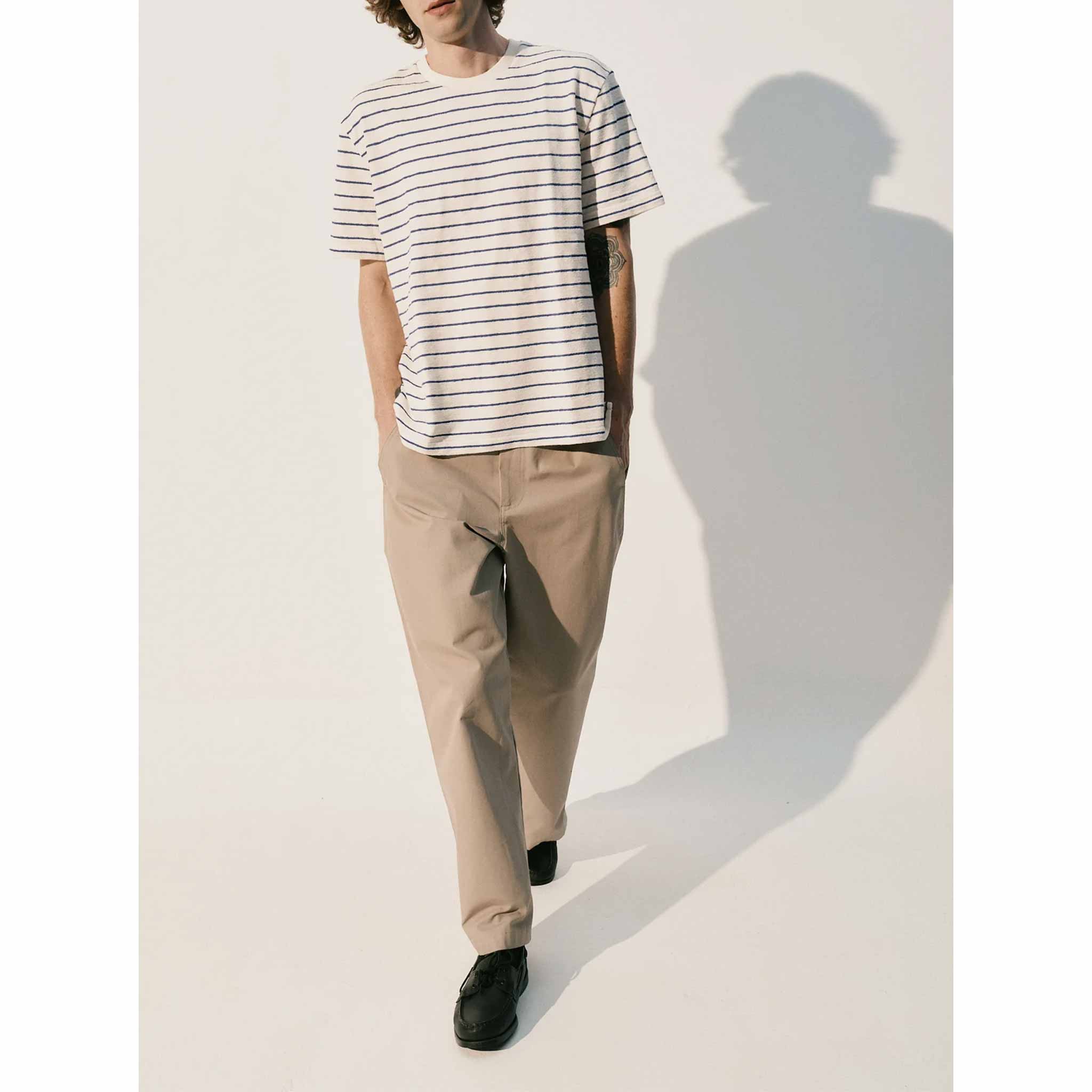 T Shirt in Raw Royal Stripes